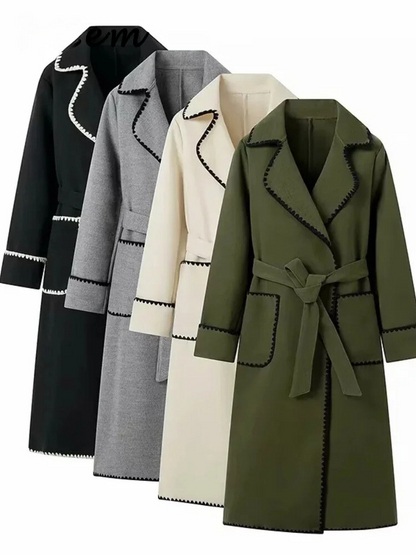 A Vintage Style Coat with Delicate Timeless Details