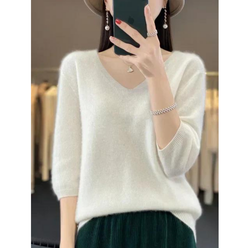 Beautifully Finished Sweater in a Timeless Design