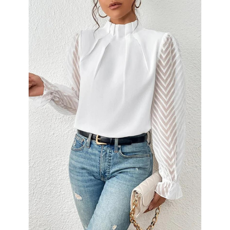 Classic Vintage Blouse with a Flattering Fit