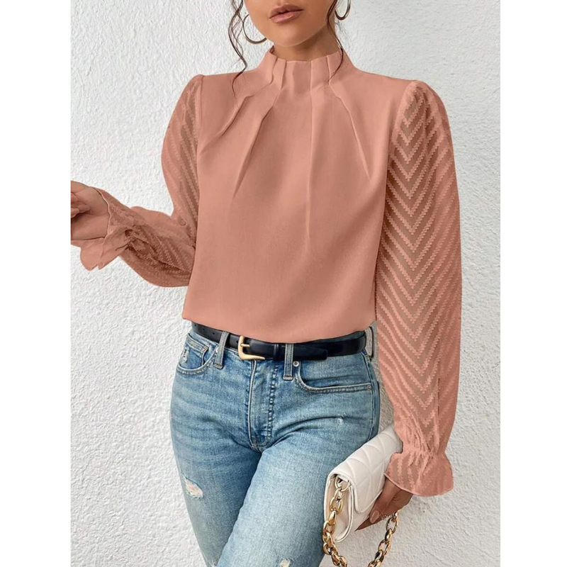 Classic Vintage Blouse with a Flattering Fit