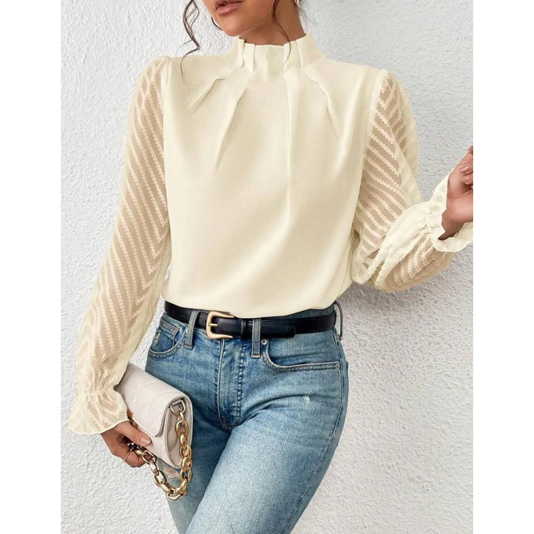 Classic Vintage Blouse with a Flattering Fit