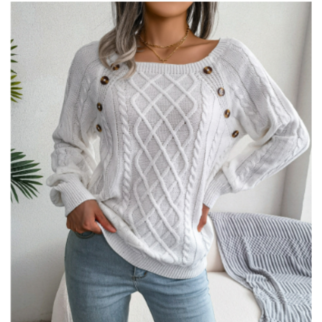 Beautifully Finished Sweater in a Timeless Design