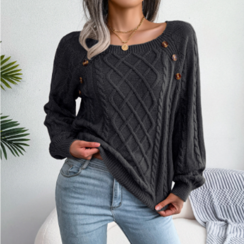 Beautifully Finished Sweater in a Timeless Design