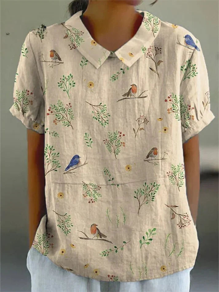 Well Tailored Blouse with a Graceful Silhouette