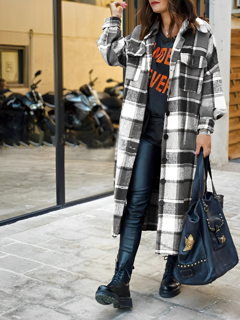 Classic Vintage Coat with a Flattering Fit