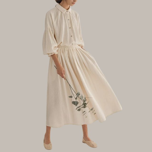 Vintage Inspired Blouse with a Contemporary Edge