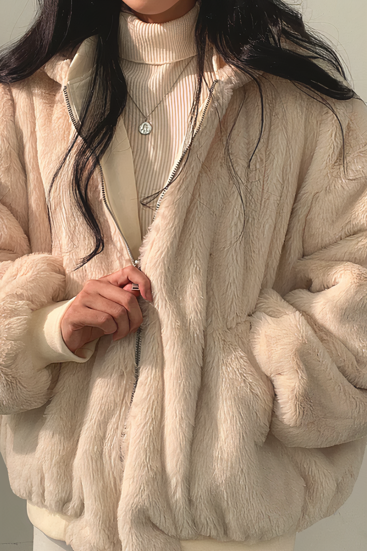 A Vintage Style Coat with Delicate Timeless Details
