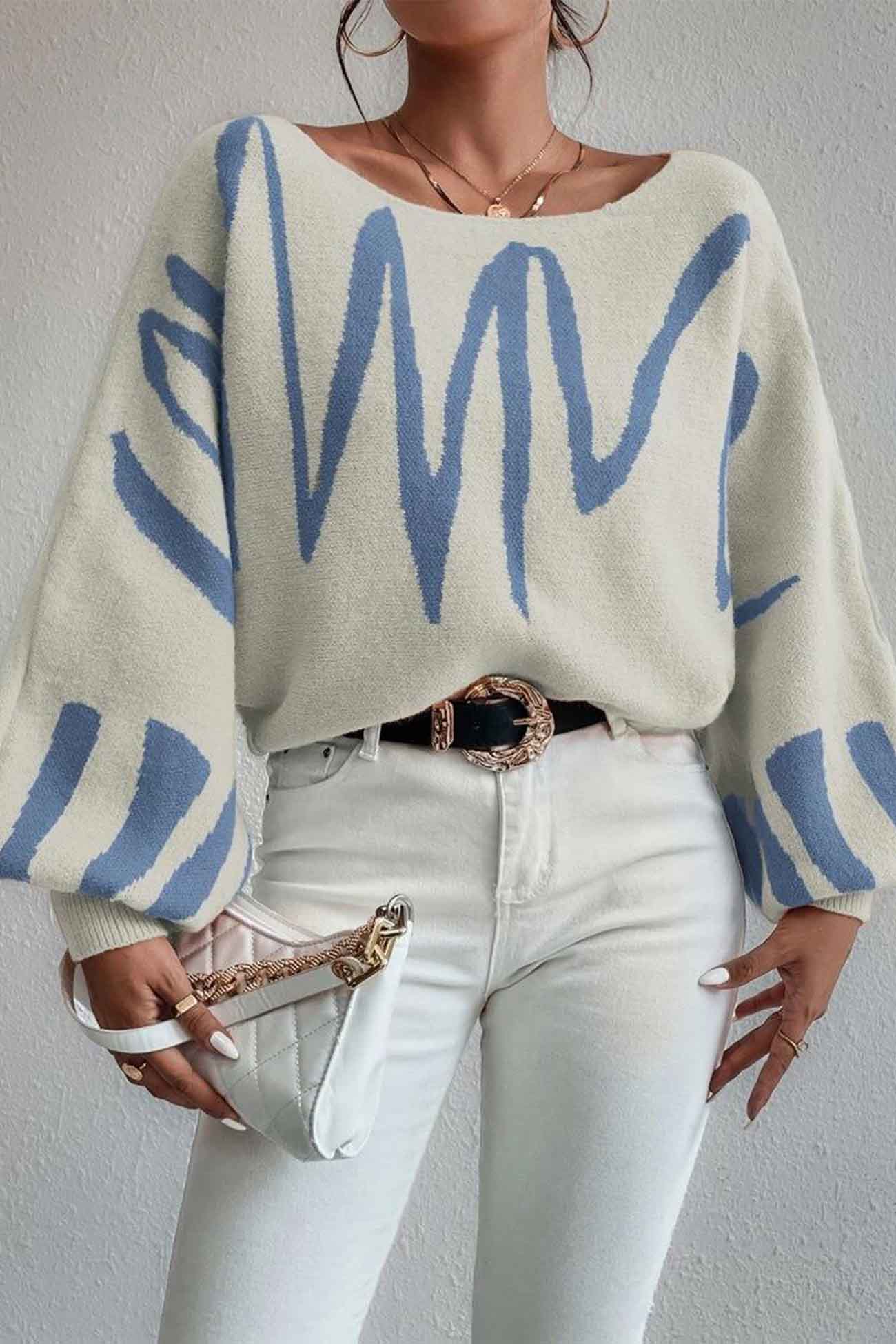 A Vintage Style Sweater with Delicate Timeless Details
