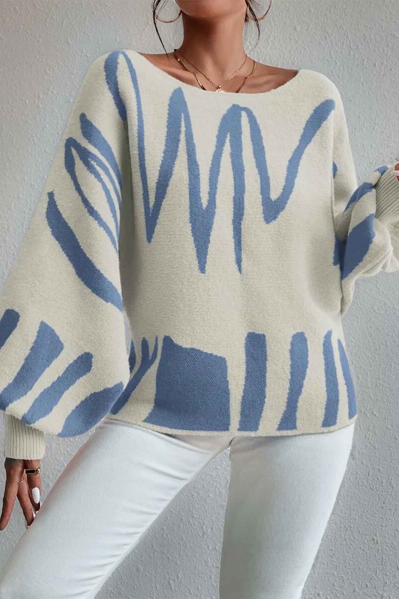 A Vintage Style Sweater with Delicate Timeless Details