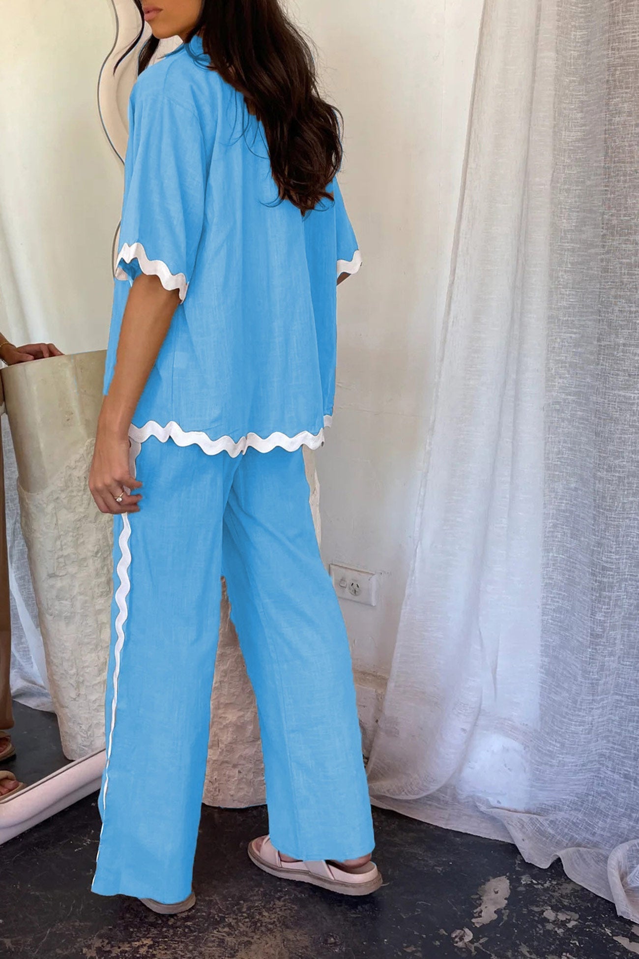 A Vintage Style Trousers with Delicate Timeless Details