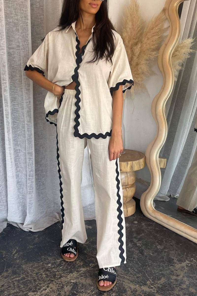 A Vintage Style Trousers with Delicate Timeless Details
