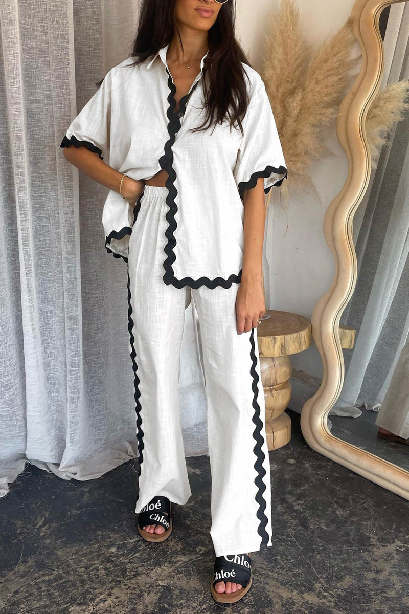 A Vintage Style Trousers with Delicate Timeless Details