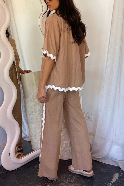 A Vintage Style Trousers with Delicate Timeless Details