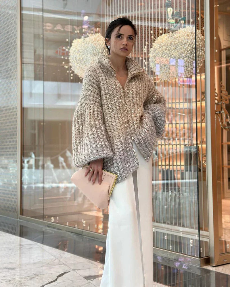 Classic Vintage Cardigan with a Flattering Fit