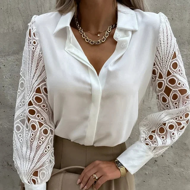 Classic Vintage Blouse with a Flattering Fit