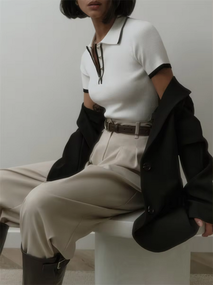 Classic Vintage Sweater with a Flattering Fit