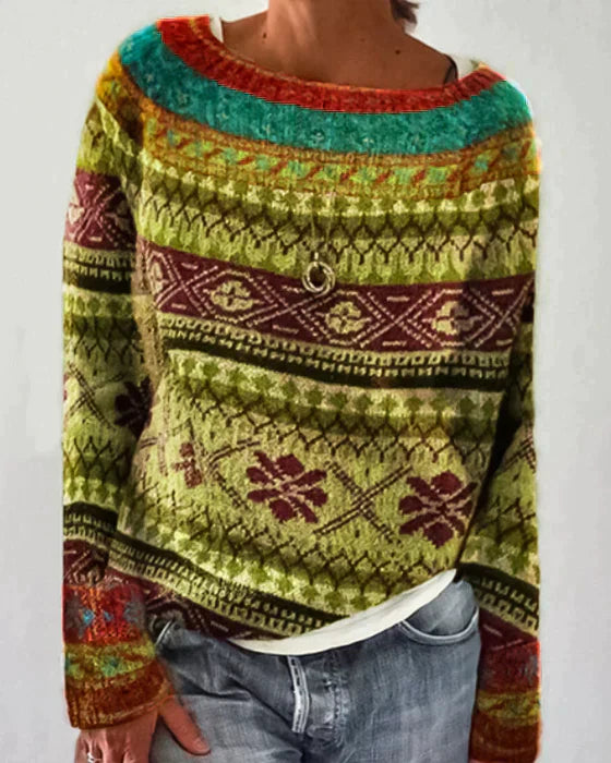 Vintage Inspired Sweater with a Contemporary Edge