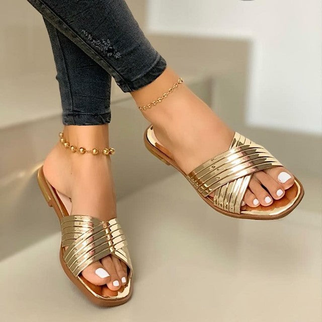 Vintage Inspired Orthopedic Slippers