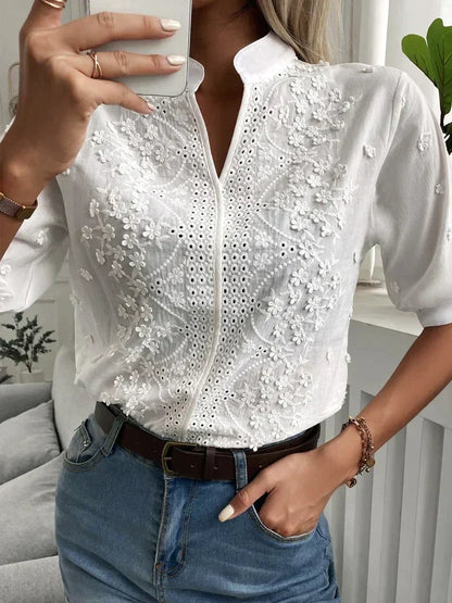 Vintage Inspired Blouse with a Contemporary Edge