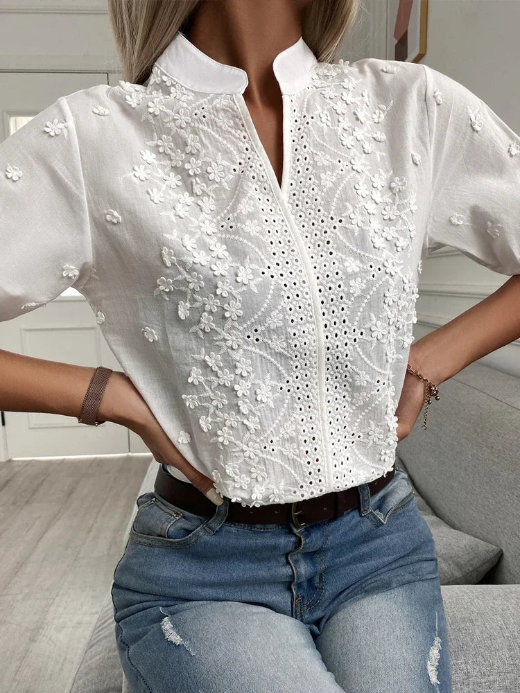 Vintage Inspired Blouse with a Contemporary Edge