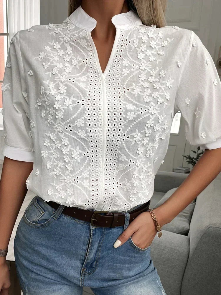 Vintage Inspired Blouse with a Contemporary Edge