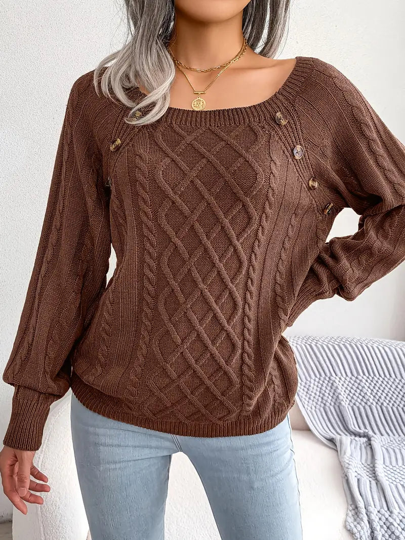 Vintage Inspired Sweater with a Contemporary Edge
