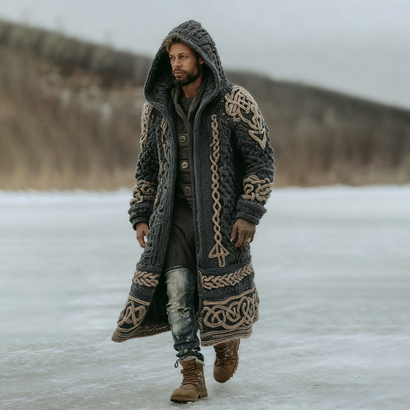 Klassisesti suunniteltu Neuletakki