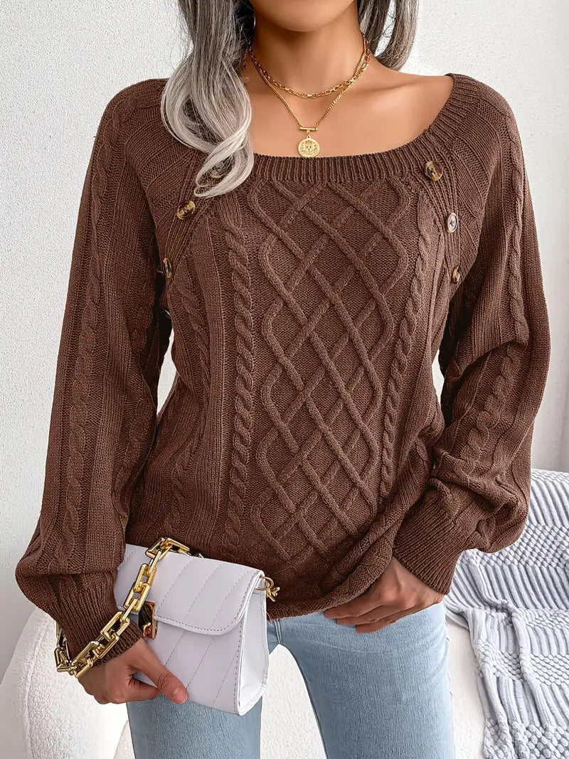 Vintage Inspired Sweater with a Contemporary Edge