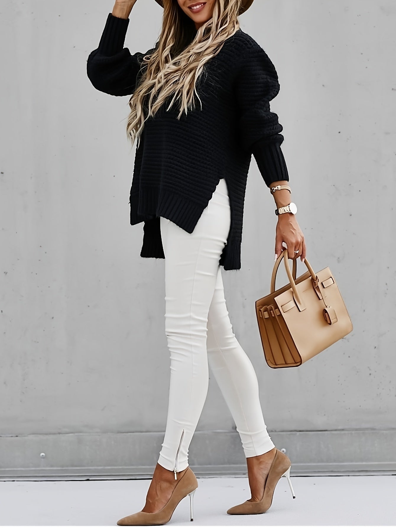 Vintage Inspired Sweater with a Contemporary Edge