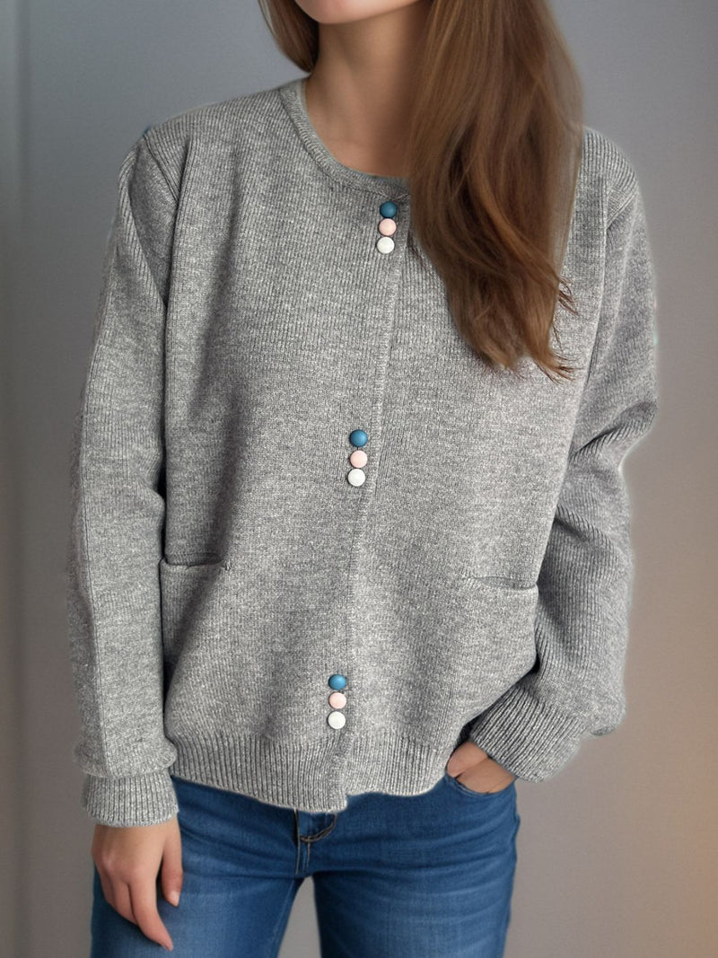 A Vintage Style Cardigan with Delicate Timeless Details