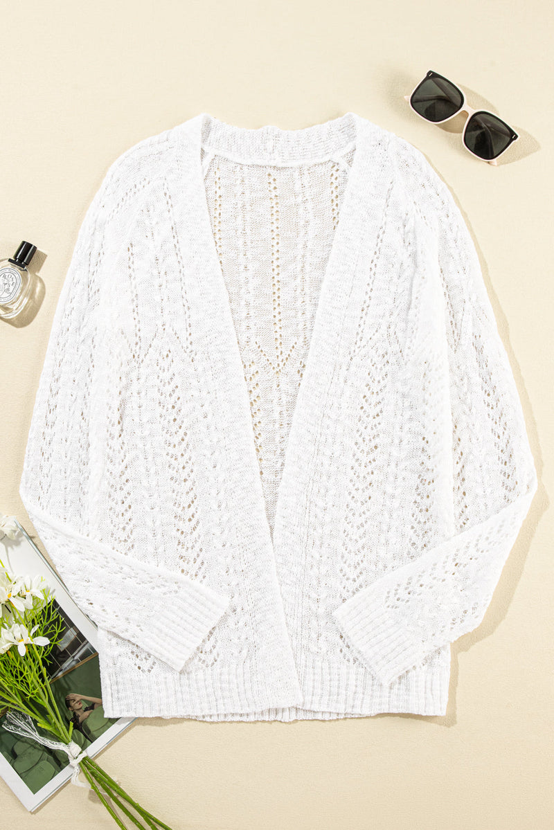 Well Tailored Cardigan with a Graceful Silhouette