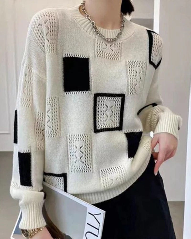 Larissa® | White women's sweater