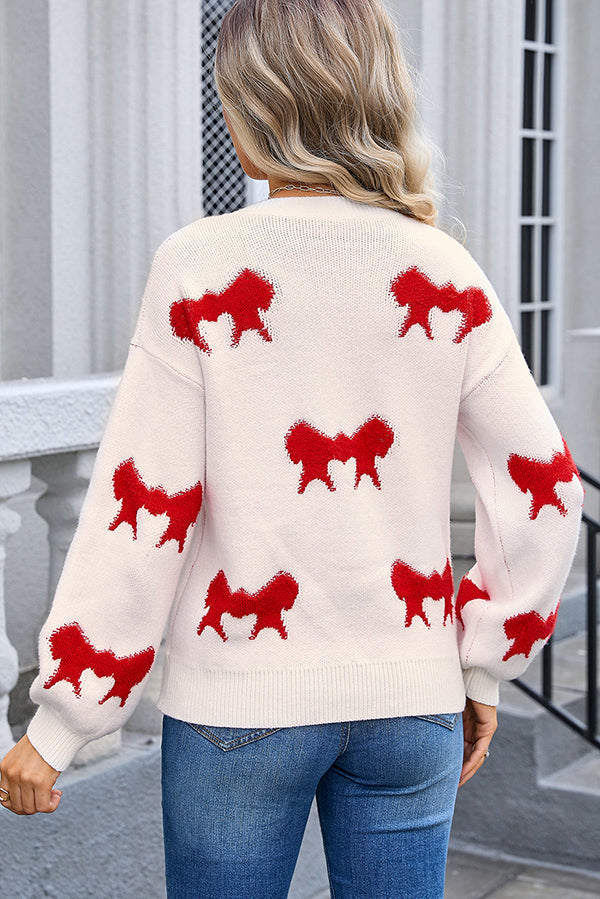 A Vintage Style Sweater with Delicate Timeless Details