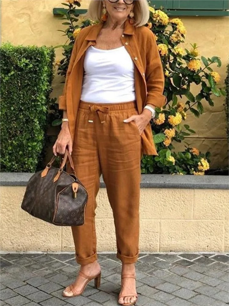 Well Tailored Trousers with a Graceful Silhouette