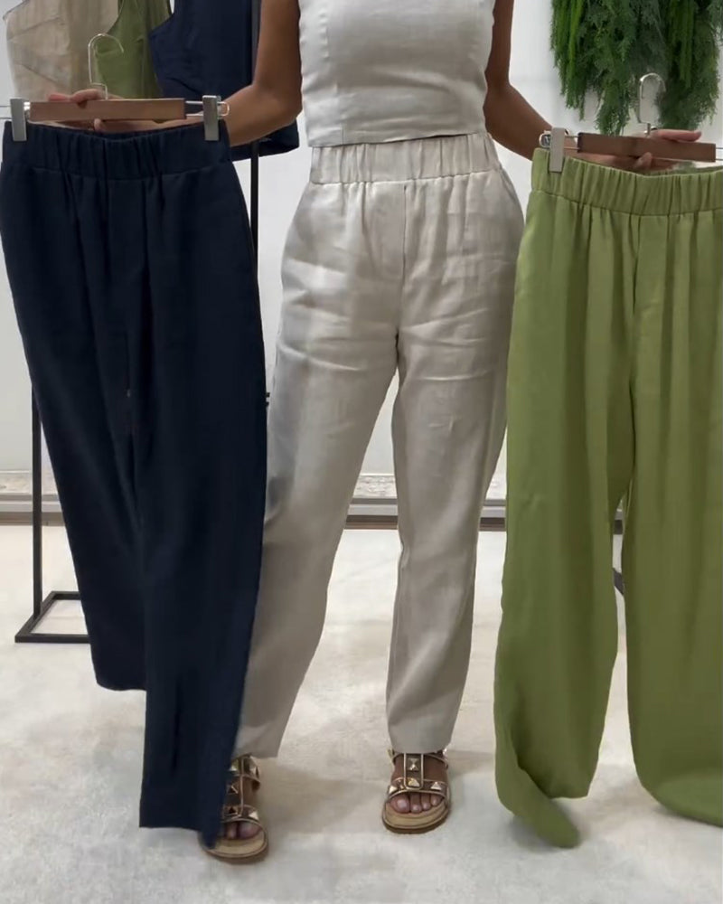 A Vintage Style Pants with Delicate Timeless Details