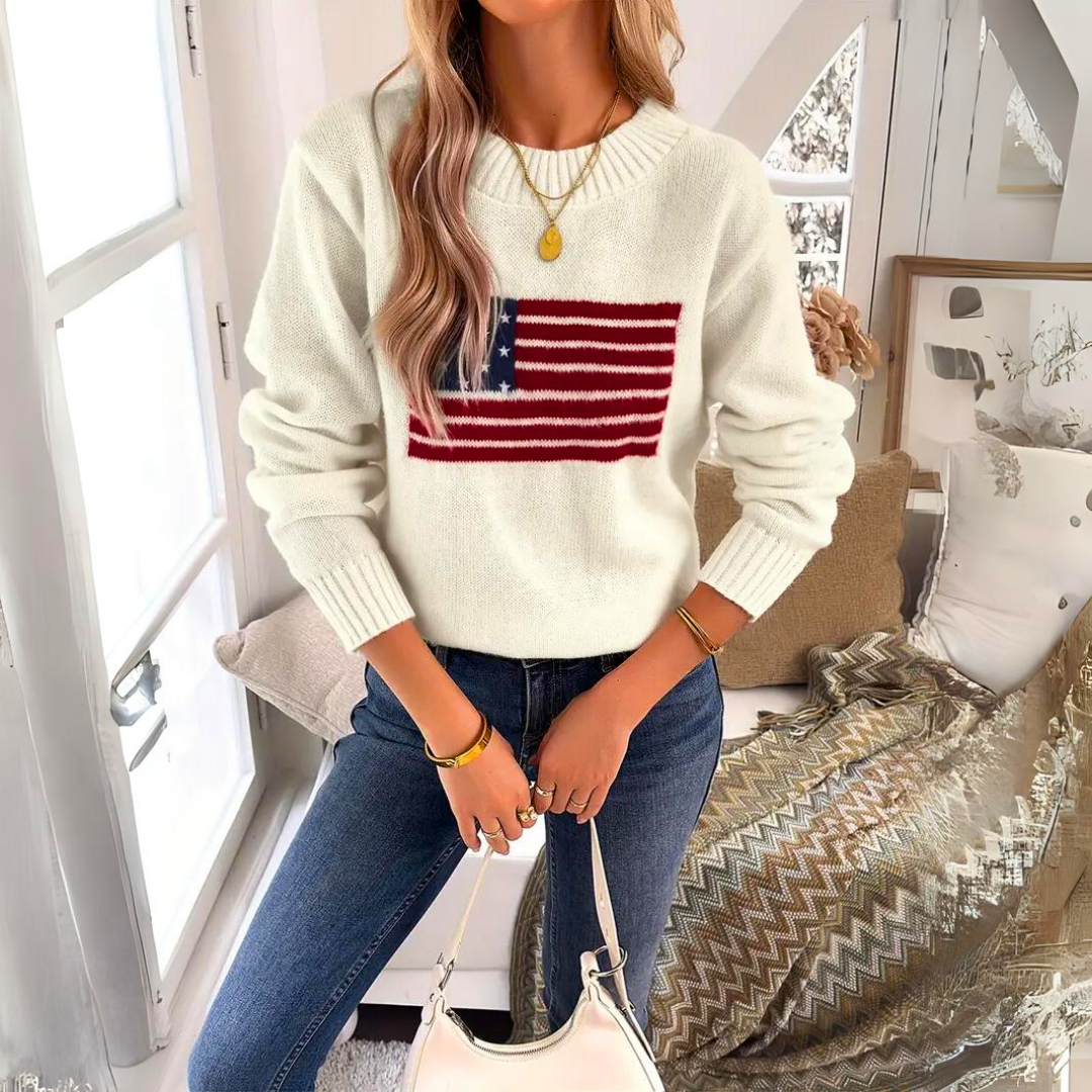 Ann® | Elegant Amorica knitted sweater for women