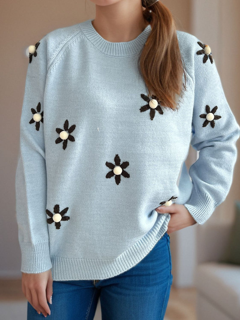 A Vintage Style Sweater with Delicate Timeless Details
