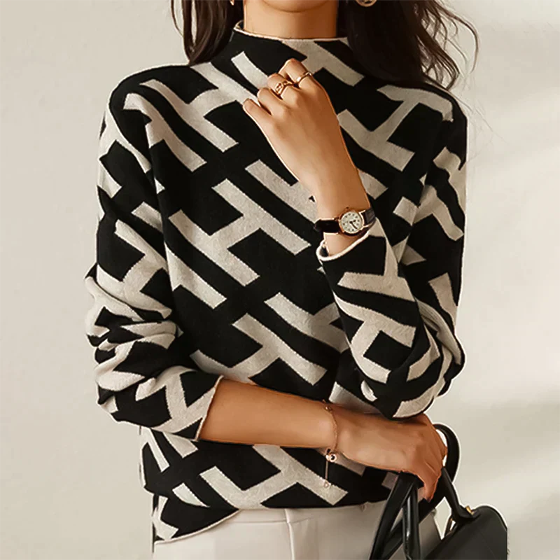 Vintage Inspired Sweater with a Contemporary Edge