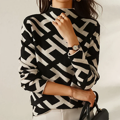Vintage Inspired Sweater with a Contemporary Edge