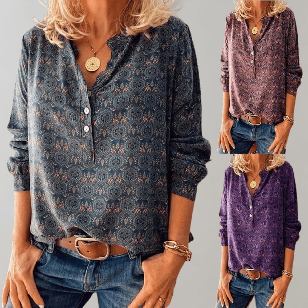 Well Tailored Blouse with a Graceful Silhouette