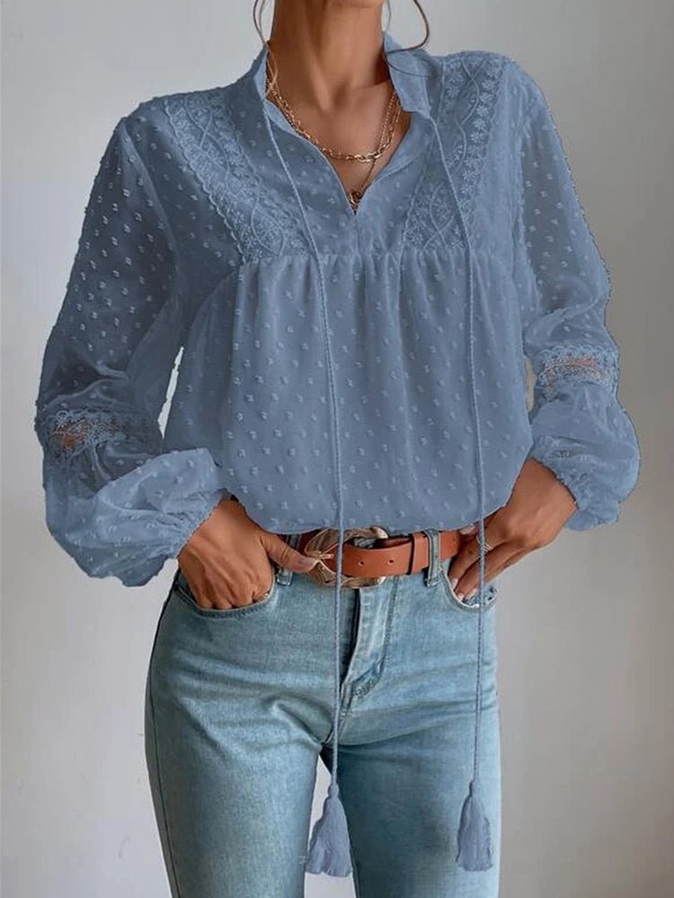 A Vintage Style Blouse with Delicate Timeless Details