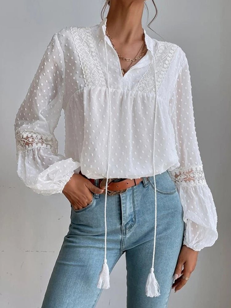 A Vintage Style Blouse with Delicate Timeless Details