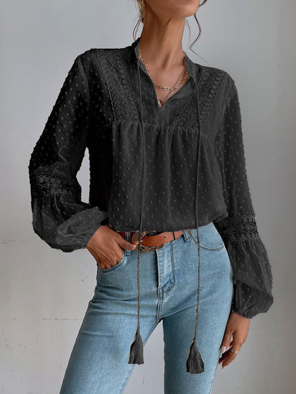 A Vintage Style Blouse with Delicate Timeless Details