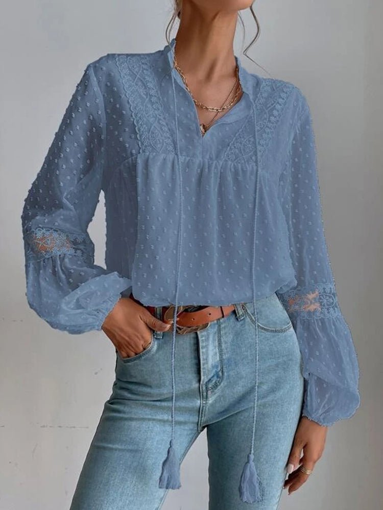 A Vintage Style Blouse with Delicate Timeless Details