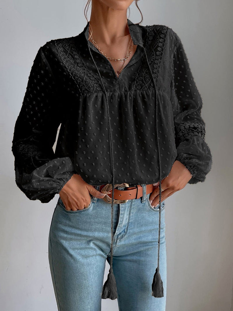 A Vintage Style Blouse with Delicate Timeless Details