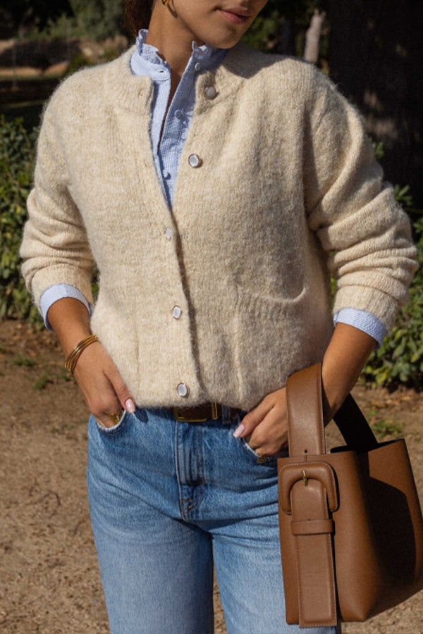 Classic Vintage Cardigan with a Flattering Fit