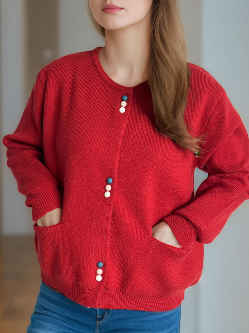 A Vintage Style Cardigan with Delicate Timeless Details