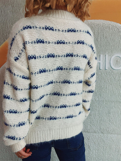 A Vintage Style Sweater with Delicate Timeless Details