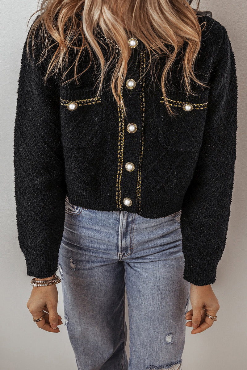 Classic Vintage Cardigan with a Flattering Fit