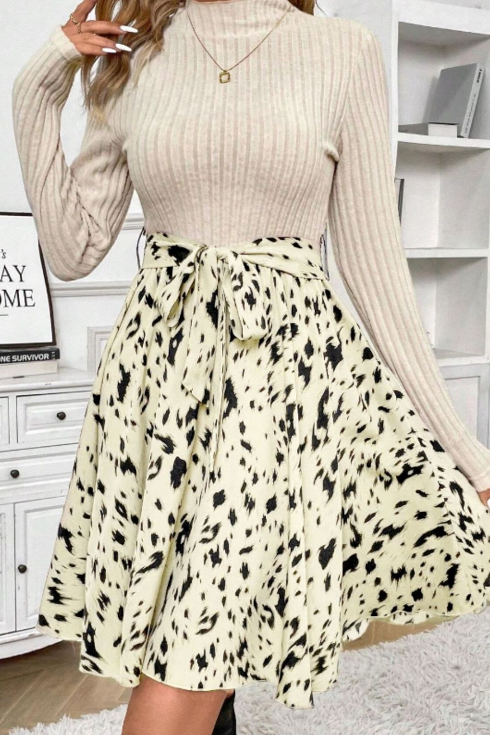 Classic Vintage Dress with a Flattering Fit